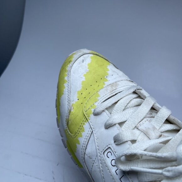 Reebok Collina Strada Classic Sneaker Womens 7,5 US White Leather Call Mom Shoes - Picture 15 of 16